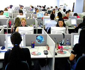 Outsourced call center